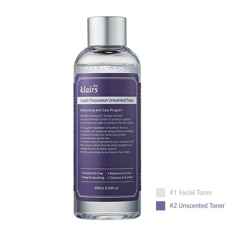 < New Arrival > Klairs Supple Preparation Unscented Toner - 180ml