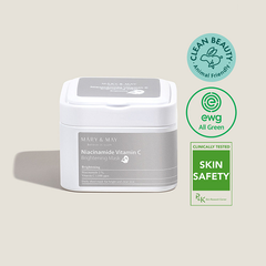 MARY & MAY Niacinamide Vitamin C Brightening Mask Pack - Box of 30 sheet masks