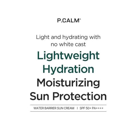 Timeless Sunscreen New arrival > P.CALM Water barrier Sun Cream SPF50+ PA++++ - 50ml ...