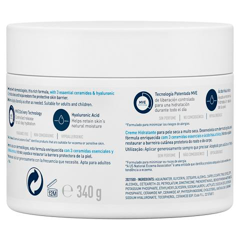 CeraVe Moisturising Cream Jar - 12oz / 340g