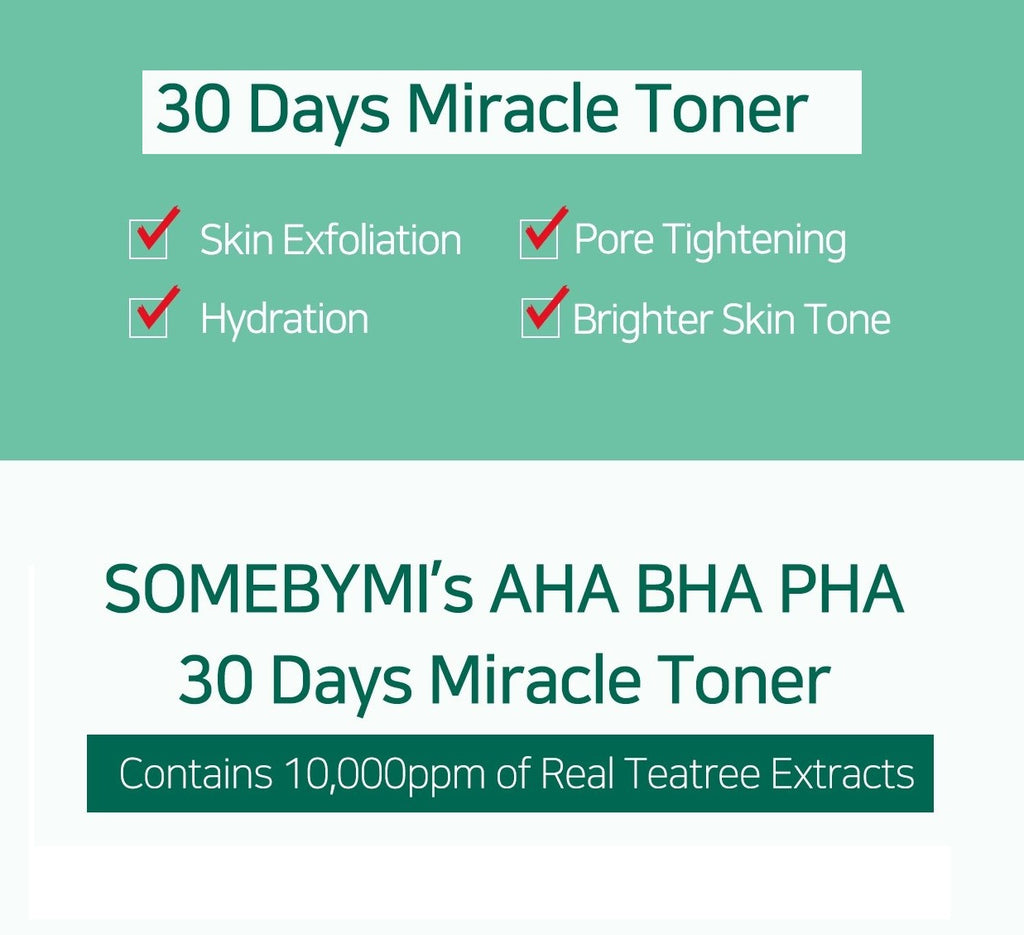 SOME BY MI - AHA, BHA, PHA 30 Days Miracle Toner now available at www.timeless-uk.com. Why not check it out for more details!