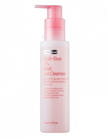 Acid-duo 2% Mild Gel Cleanser By Wishtrend - 150ml - Now available on www.Barefection.com