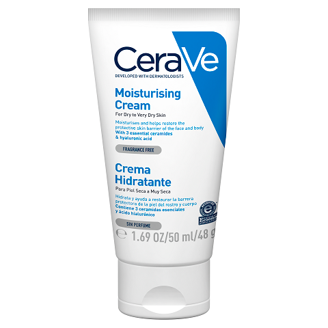 CeraVe Moisturising Cream 50ml - Now available on our sister website www.Barefection.com