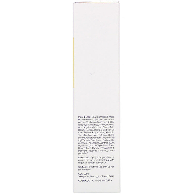 < New Arrival > COSRX Advanced Snail Peptide Eye Cream - 25ml - Now available on our sister website www.Barefection.com