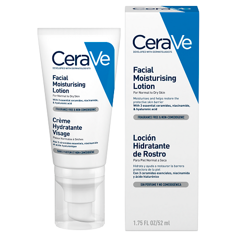 CeraVe Facial Moisturising Lotion (No SPF) -  52ml - Now available on our sister website www.Barefection.com
