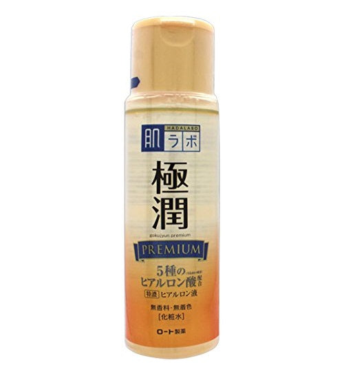 HADA LABO Goku-Jyun Premium Hyaluronic Acid Lotion (Toner) Refill - 170ml - Now available on our sister website www.Barefection.com