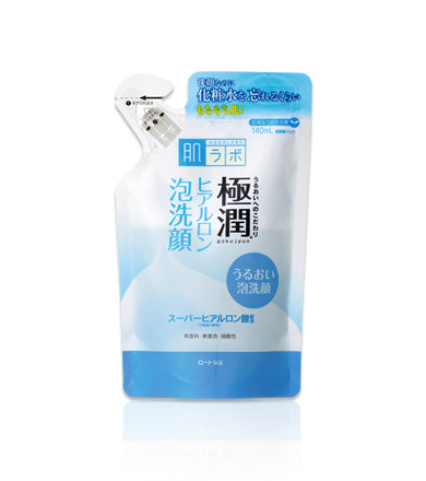 HADA LABO Goku-jyun Foaming Face Wash REFILL - 140ml - Only available on our sister website www.Barefection.com from Jan 2021 onwards