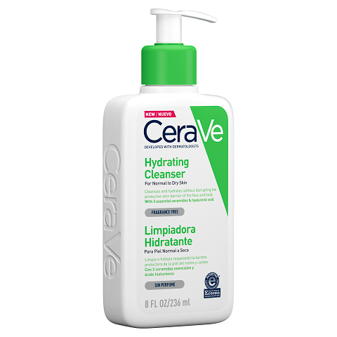 CeraVe Hydrating Cleanser - 236ml - New Release - Now available on our sister website www.Barefection.com