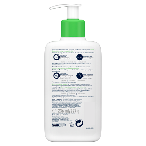 CeraVe Hydrating Cleanser - 236ml - New Release - Now available on our sister website www.Barefection.com