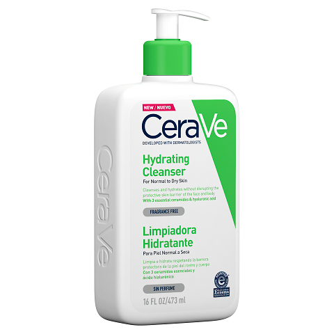 CeraVe Hydrating Cleanser - 473ml - New Release - Now available on our sister website www.Barefection.com