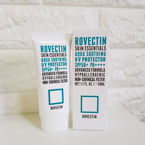 ROVECTIN Skin Essentials Aqua Soothing UV Protector SPF50+ PA++++ is now available at Timeless UK. Visit us at www.timeless-uk.com for product details and our latest offers!