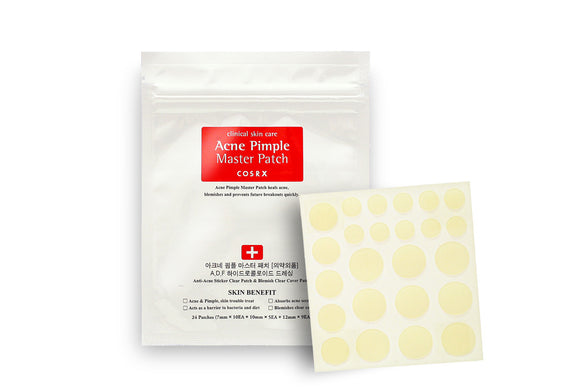 2 x Cosrx Acne Pimple Master Patch Packet ( Each contains 24 Patches of various sizes)